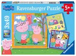 Ravensburger - 3x49 Pieces - Peppa Pig Family &  Friends-jigsaws-The Games Shop