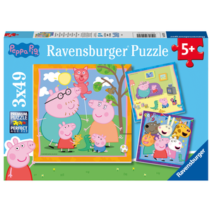 Ravensburger - 3x49 Pieces - Peppa Pig Family &  Friends