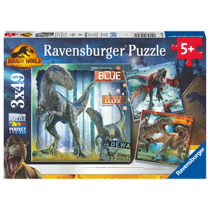 Ravensburger - 3x49 Pieces - Jurrasic World Domination