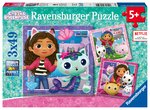 Ravensburger - 3x39 Pieces - Gabby's Dollhouse It's Meow Time-jigsaws-The Games Shop