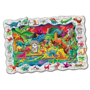 Puzzle Doubles - 50 Piece - Dinosaurs