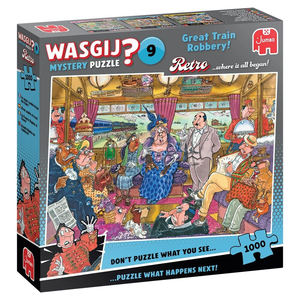 Jumbo - 1000 Piece Wasgij Mystery - Retro #9 Great Train robbery