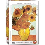 Eurographics - 1000 Piece - Twelve Sunflowers-jigsaws-The Games Shop