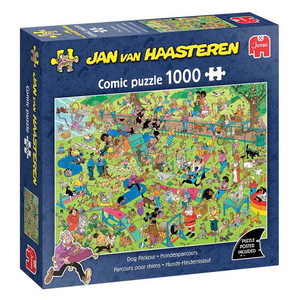Jumbo - 1000 Piece - Jan Van Haasteren - Dog Parkour