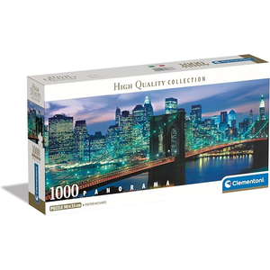 Clementoni - 1000 Piece - Brooklyn Bridge New York (Panorama)