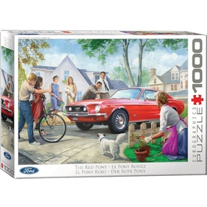 Eurographics - 1000 Piece - Ford Red Pony Mustang