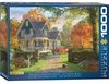 Eurographics - 1000 Piece - Blue Country House-jigsaws-The Games Shop
