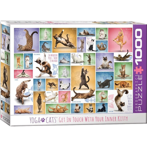Eurographics - 1000 Piece - Yoga Cats