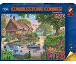 Holdson - 1000 Piece - Cobblestone Corner 2 Cottage & Boats-jigsaws-The Games Shop