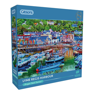 Gibson - 1000 Piece - Lyme Regis Harbour