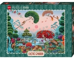 Heye - 1500 Piece - Exotic Garden Jungle-jigsaws-The Games Shop