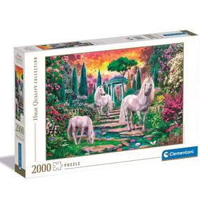Clementoni - 2000 Piece - Classical Garden Unicorns