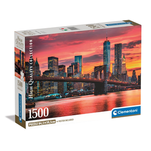 Clementoni - 1500 Piece - East River at Dusk