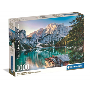 Clementoni - 1000 Piece - Emerald Lake Braies