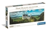 Clementoni - 1000 Piece - Neuschwanstein Castle (Panorama)-jigsaws-The Games Shop