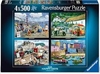 Ravensburger - 4 x 500 Piece - Happy Days #8 Holidays-jigsaws-The Games Shop