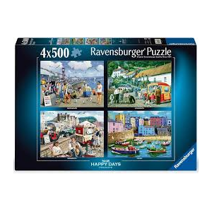 Ravensburger - 4 x 500 Piece - Happy Days #8 Holidays