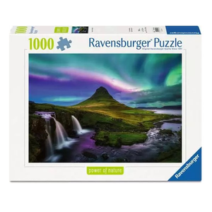 Ravensburger - 1000 Piece - Power of Nature Aurora Over Kiirkjufel