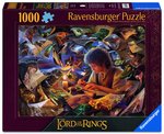 Ravensburger - 1000 Piece - Lord  of the Rings Frodo's Journey-jigsaws-The Games Shop