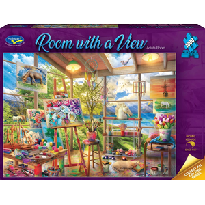 Holdson - 1000 Piece - Room with a View Artists Room
