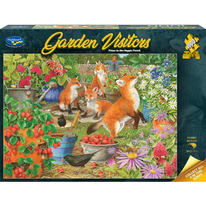 Holdson - 1000 Piece - Garden Visitor - Foxes in the Veggie Patch