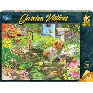 Holdson - 1000 Piece - Garden Visitor - Frogs in the Pond