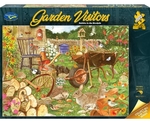 Holdson - 1000 Piece - Garden Visitor - Rabbits in the Woodpile-jigsaws-The Games Shop