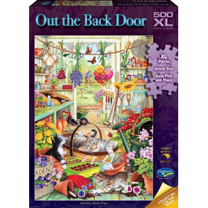 Holdson - 500 XL Piece - Out the Back Door - Garden Shed Play