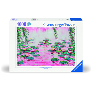 Ravensburger - 4000 Piece - Bergonzoli Pink Water Lillies