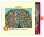 WerkShoppe - 1000 Piece Gold Foil - Peacock-jigsaws-The Games Shop