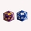 Spindown D20 set of 2 x Dice - Blue/White & Purple/Gold