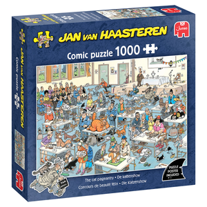 Jumbo - 1000 Piece - Jan Van Haasteren Cat Pageantry