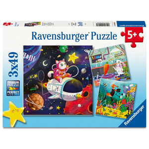 Ravensburger - 3 x 49 Piece - Animal Explorers