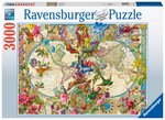 Ravensburger - 2000 Piece - Flora & Fauna World Map-jigsaws-The Games Shop