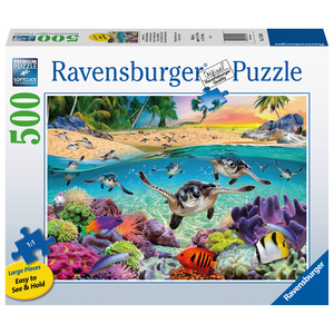 Ravensburger - 500 Piece Large Format - Race of the Baby Sea Turtles