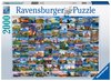 Ravensburger - 2000 Piece - 99 Places in Europe-jigsaws-The Games Shop