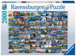 Ravensburger - 2000 Piece - 99 Places in Europe-jigsaws-The Games Shop