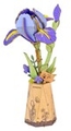 Wooden Bloom Kit - Purple Iris-construction-models-craft-The Games Shop