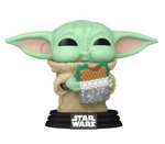 POP VINYL- STAR WARS - THE MANDALORIAN- GROGU WITH FOOD (SANDWICH)-collectibles-The Games Shop