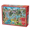 Cobble Hill - 1000 Piece - Doodle Town Portage Pandemonium-jigsaws-The Games Shop