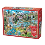 Cobble Hill - 1000 Piece - Doodle Town Portage Pandemonium-jigsaws-The Games Shop