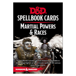 Dungeons and Dragons - Spellbook Cards - Martial Powers and Races