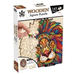 BMS - 145 Piece Wooden Shaped Jigsaw - Lion (Fantasy)-jigsaws-The Games Shop