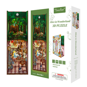 Tonecheer Book Nook Kit -  Alice in Wonderland
