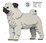 Jekca - Small Beige Pug