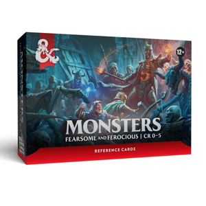 Dungeons & Dragons - Reference Cards - Monsters Fearsome & Ferocious CR 0-5