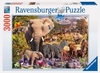 Ravensburger - 3000 piece - African Animal World-jigsaws-The Games Shop