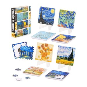 Puzzle Magnet - Van Gogh's Palette 8 Pack