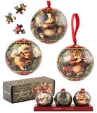 Christmas Puzzle Ornament - Kitty Angel Set of 3-jigsaws-The Games Shop