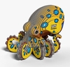 Eugy - Octopus-construction-models-craft-The Games Shop